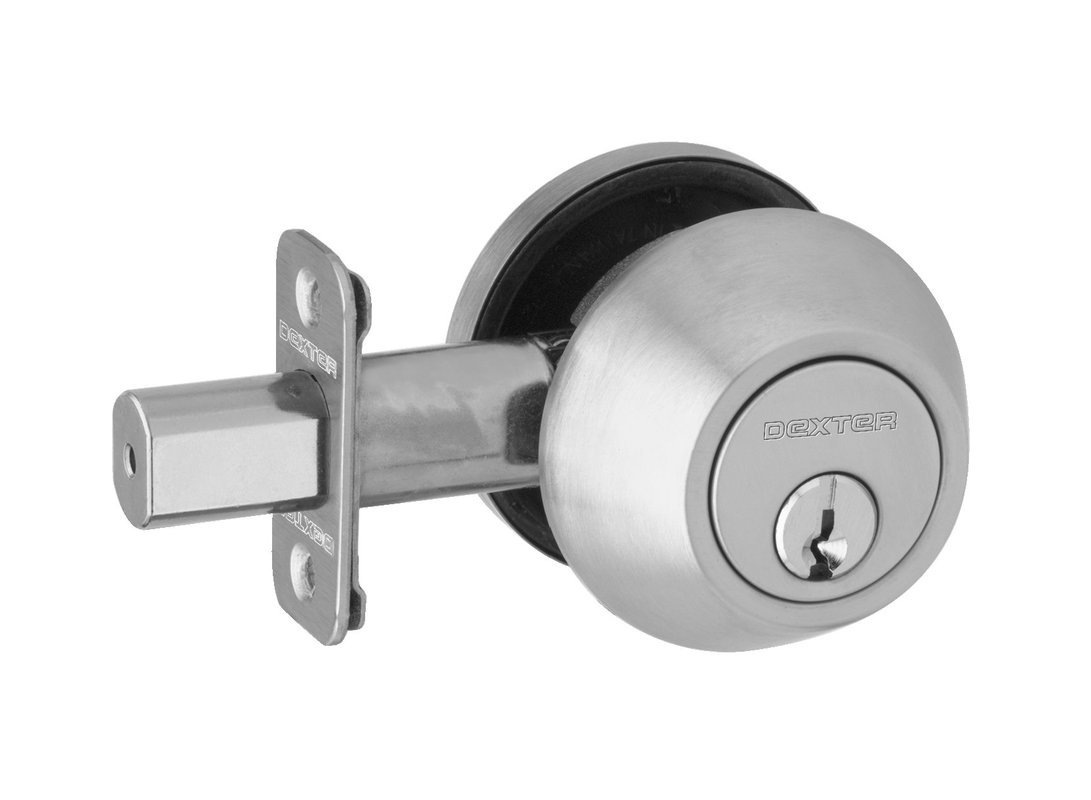 Dexter by Schlage JD60630 Single-Cylinder Deadbolt, Satin